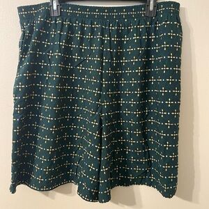 Vintage VTG 1980s‎ Box Office Womens Forest Green Bermuda Shorts Size 20W